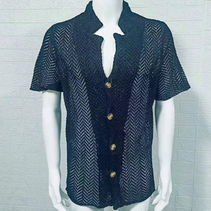 LuigiSereni Gebreid Overhemd Voor Heren