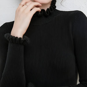 Marina – Plus Size Dames Coltrui met Ruches