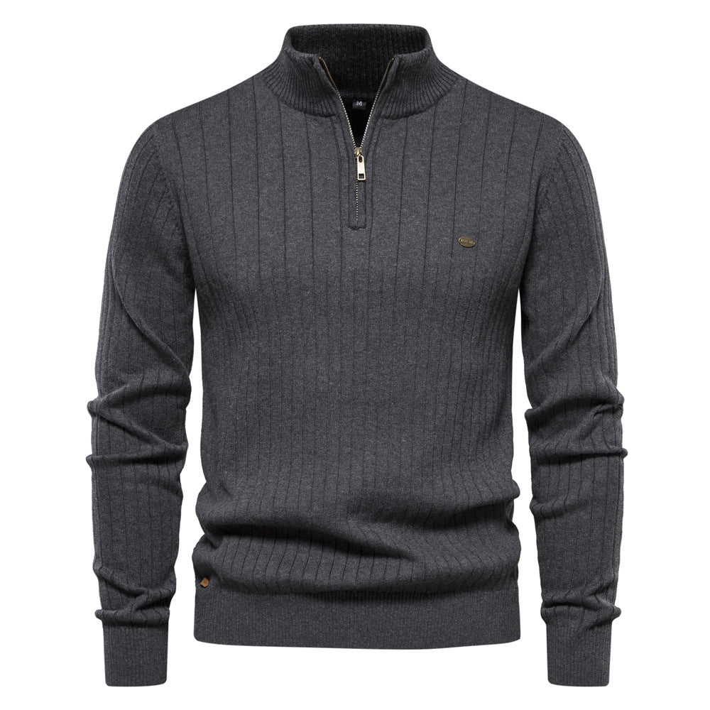 Luca – Half-Zip Heren Gebreide Trui