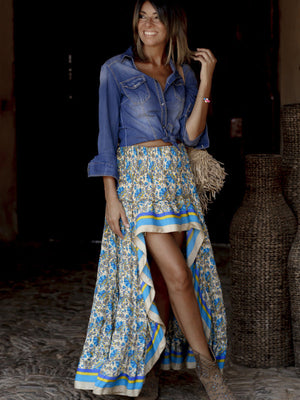 LucaRoma™ Bohemian Asymmetrische Rok