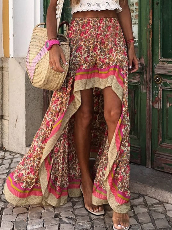 LucaRoma™ Bohemian Asymmetrische Rok