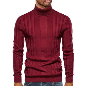 Matteo – Gestreepte Heren Turtleneck Trui