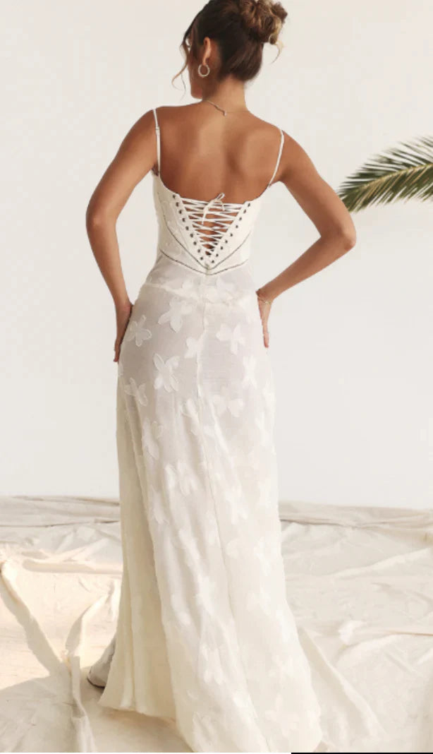 BellaLace™ Kanten Maxi Dress