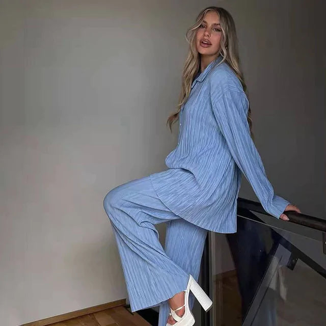 SofiaRusso™ Tweedelig Kostuum Met Lange Mouwen
