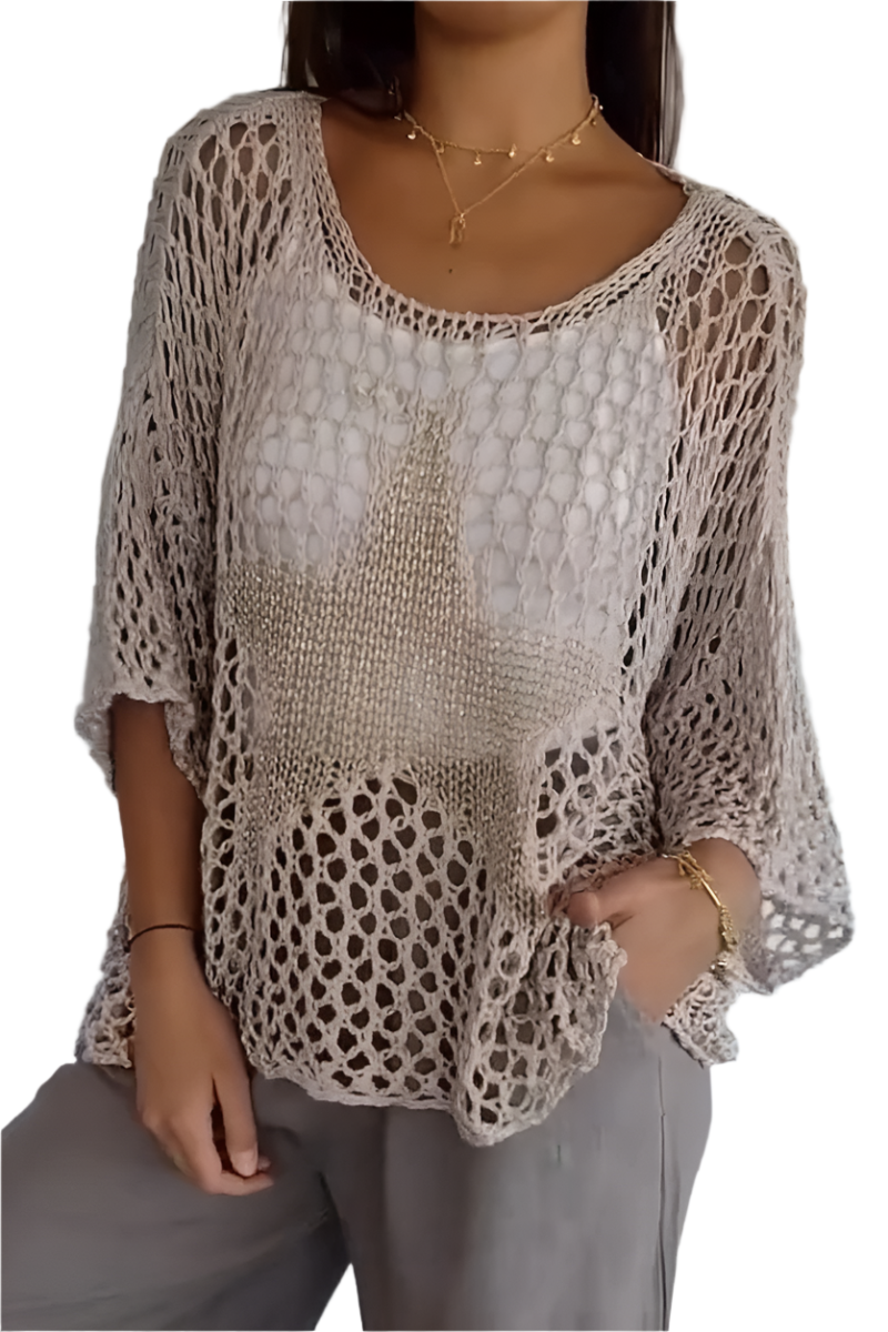 Serena – Gehaakte Dames Zomertop