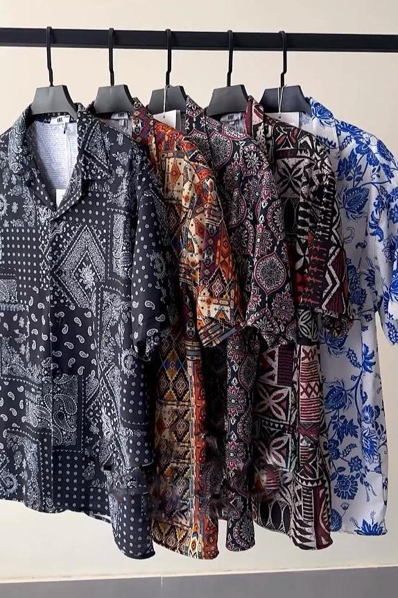 BiancaMoretti Retro Cashew Mouw Shirt