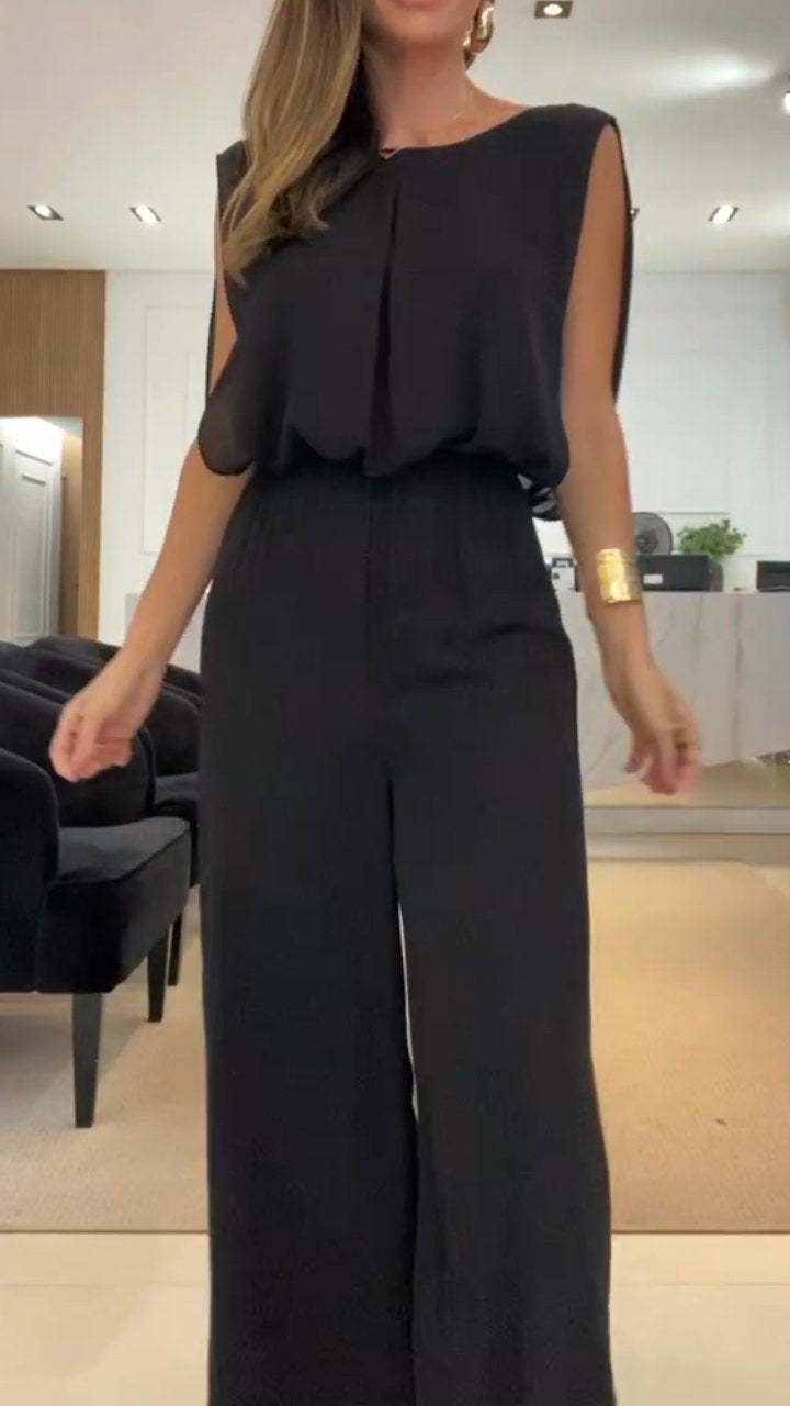 TaglioAllure™ Jumpsuit Ronde Hals