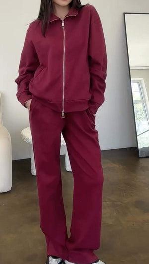 GiorgioSantini Rits Sweatshirt Tweedelige Set