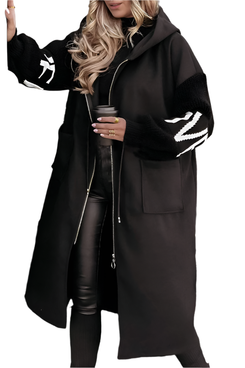 Isabella – Weerbestendige Lange Damesjas met Capuchon