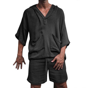 Lorenzo – Losvallende Zomerset van Katoen voor Heren