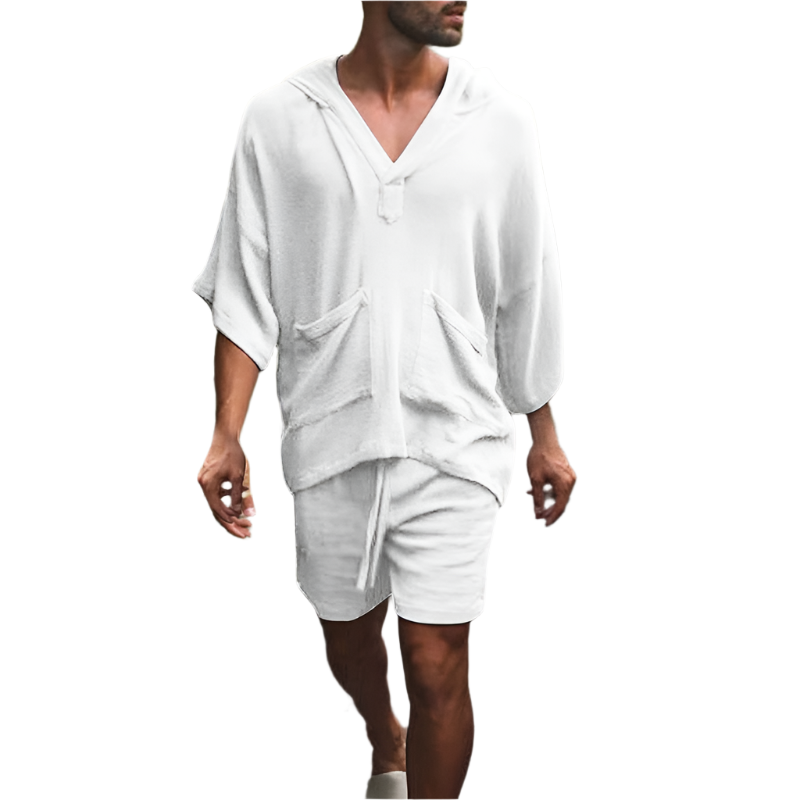 Lorenzo – Losvallende Zomerset van Katoen voor Heren