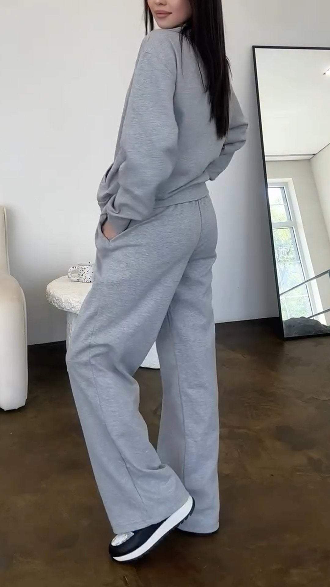 GiorgioSantini Rits Sweatshirt Tweedelige Set