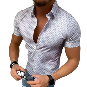 Luca – StretchFit Heren Overhemd met Casual Look