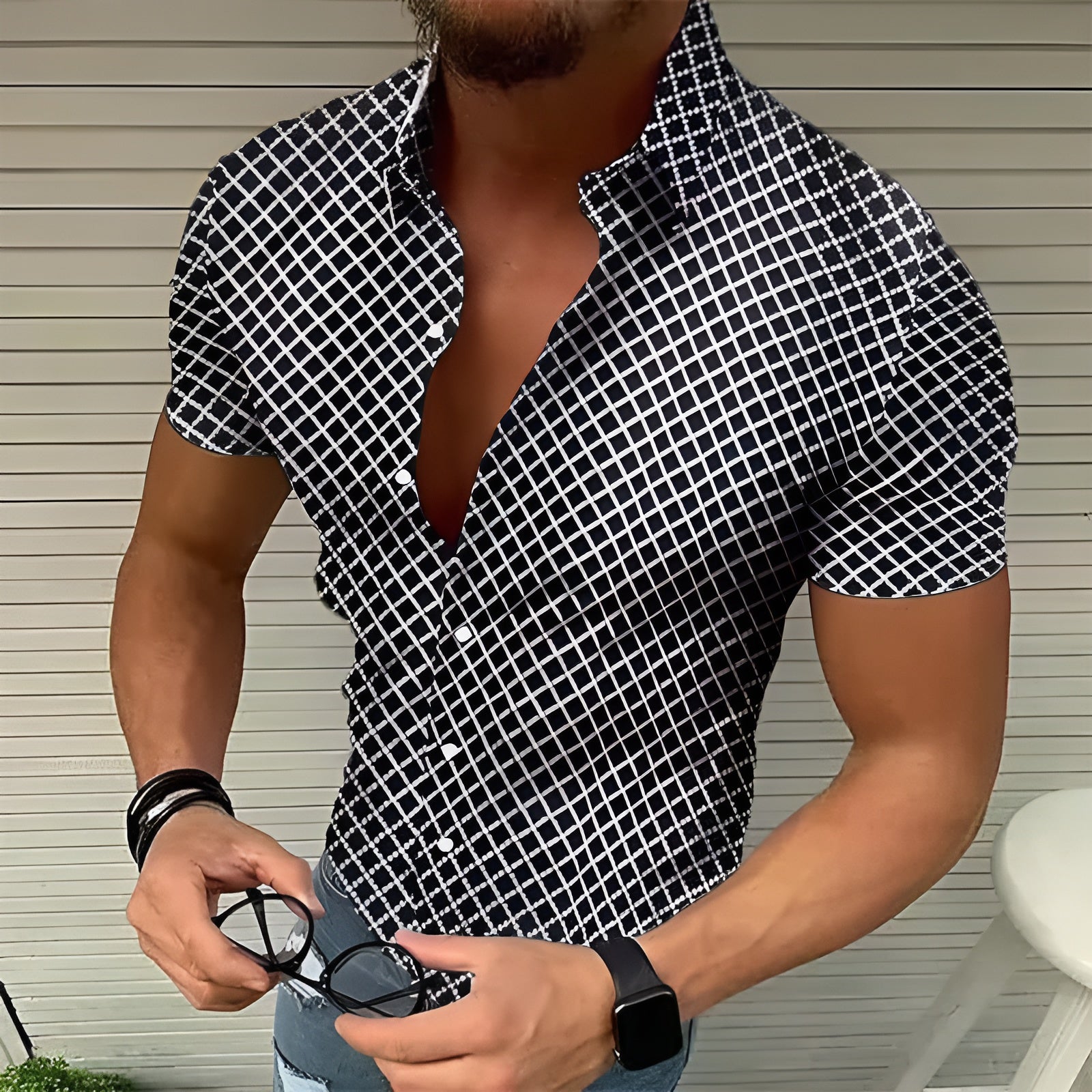 Luca – StretchFit Heren Overhemd met Casual Look