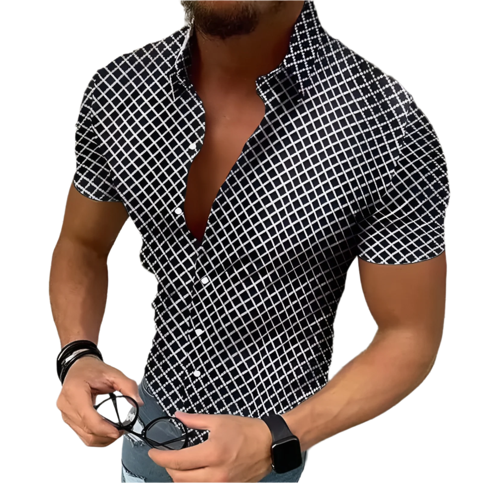 Luca – StretchFit Heren Overhemd met Casual Look