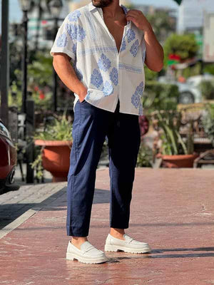 ValeriaGallo Tweedelig Pak Met Print