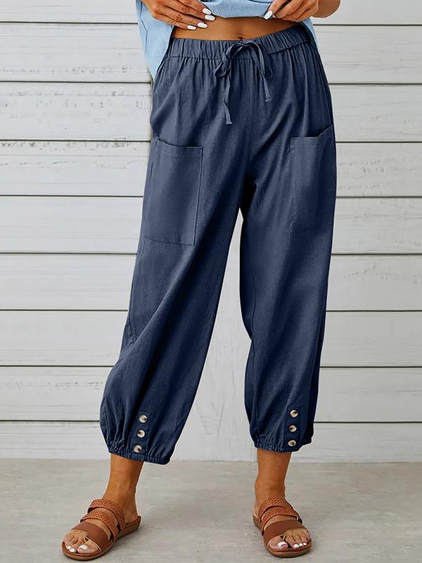 Rizzo broek met hoge taille en wijde pijpen