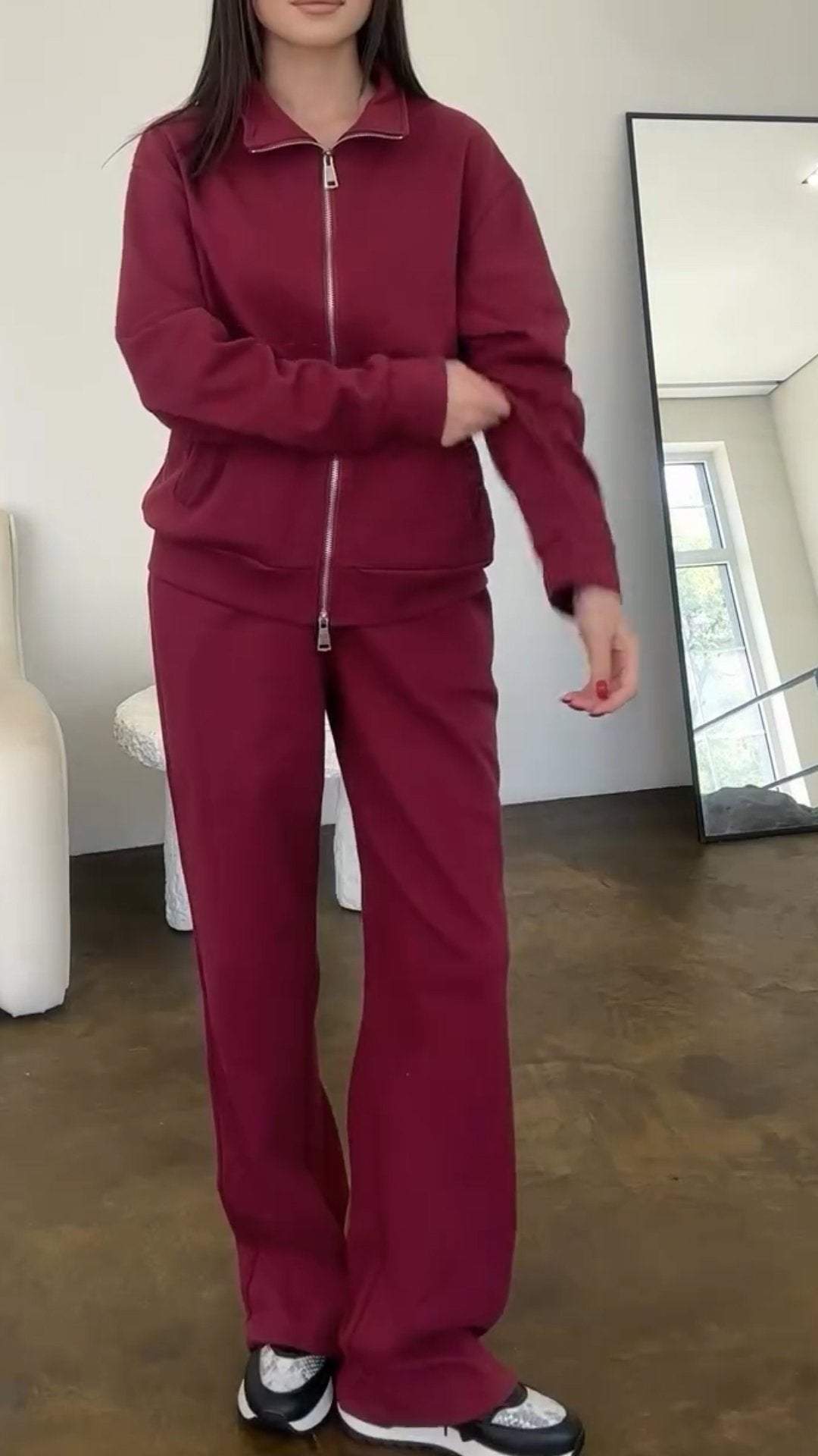 GiorgioSantini Rits Sweatshirt Tweedelige Set