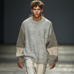 DanteRivetti Losgebreide Trui Voor Mannen