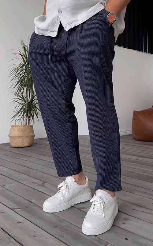 MarcoBellini Gestreepte Broek
