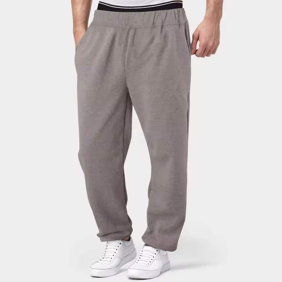 Lorenzo – Heren Sweatpants met Fleece Voering en Rechte Pijp
