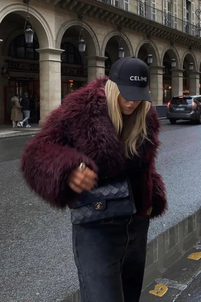 DarioVentura Korte Bontjas Voor Dames