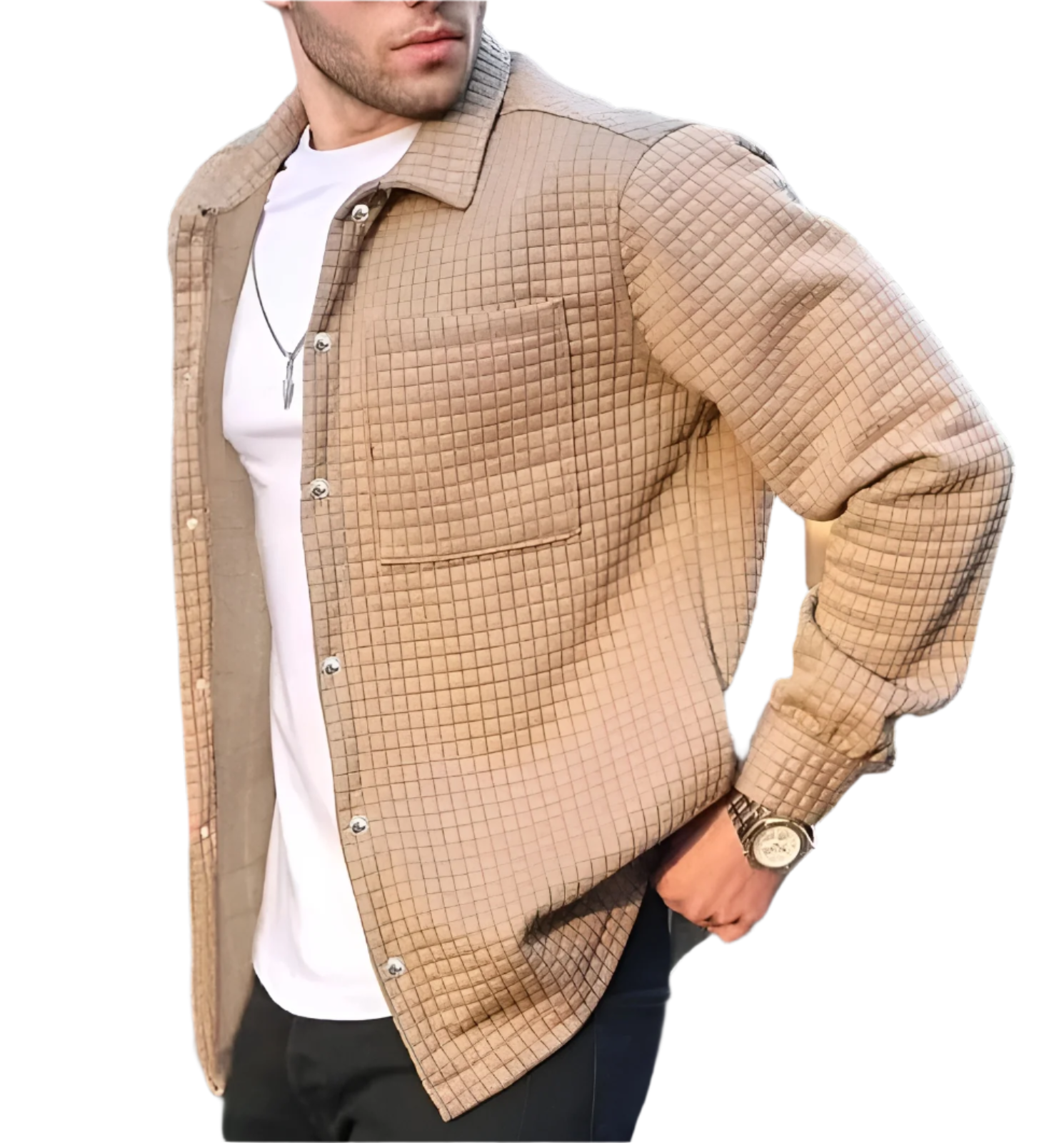 Luca – Casual Heren Vest met Relaxte Pasvorm