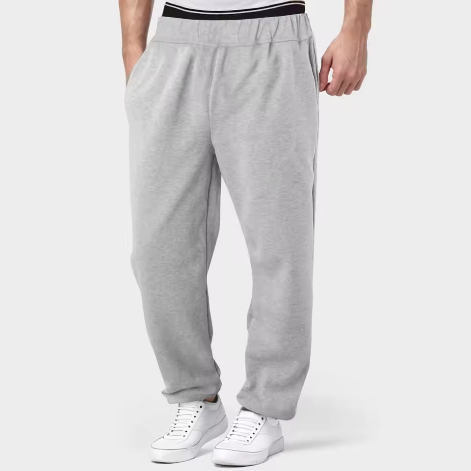 Lorenzo – Heren Sweatpants met Fleece Voering en Rechte Pijp