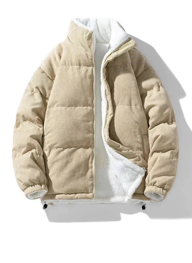 Luca – Omkeerbare Gewatteerde Winterjas voor Heren