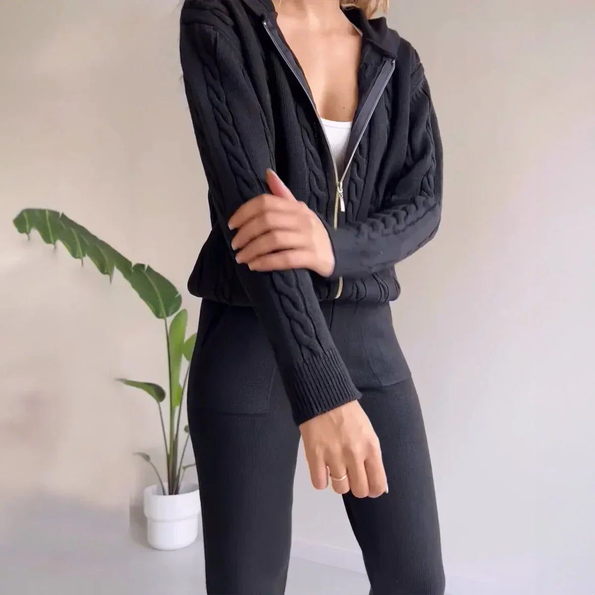 Elena – Comfortabele Tweedelige Dames Loungewear Set