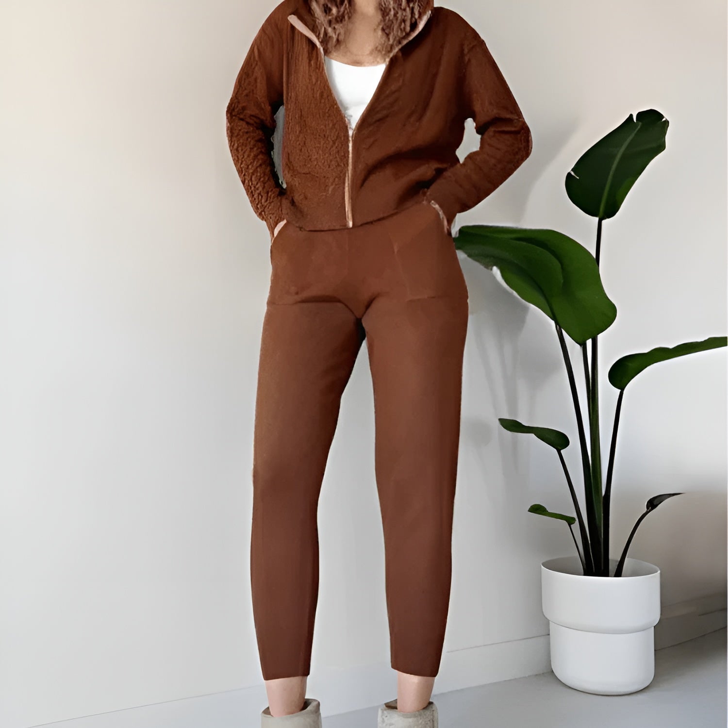 Elena – Comfortabele Tweedelige Dames Loungewear Set