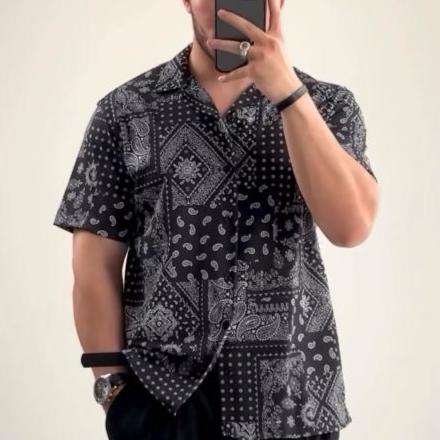 BiancaMoretti Retro Cashew Mouw Shirt