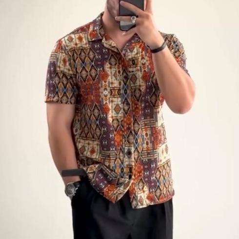 BiancaMoretti Retro Cashew Mouw Shirt