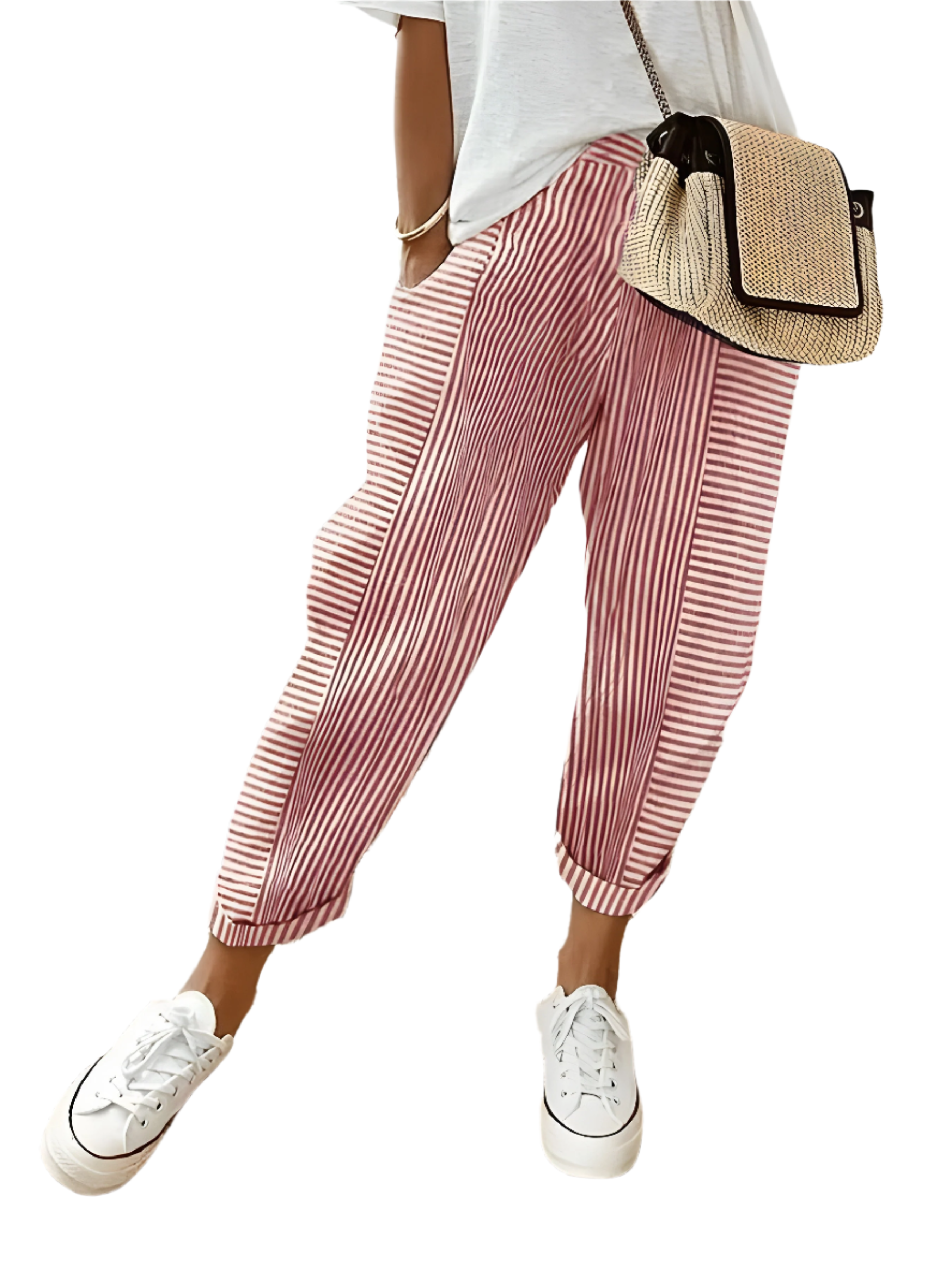 Sofía – Flowy Zomerbroek voor Dames met Stretchband