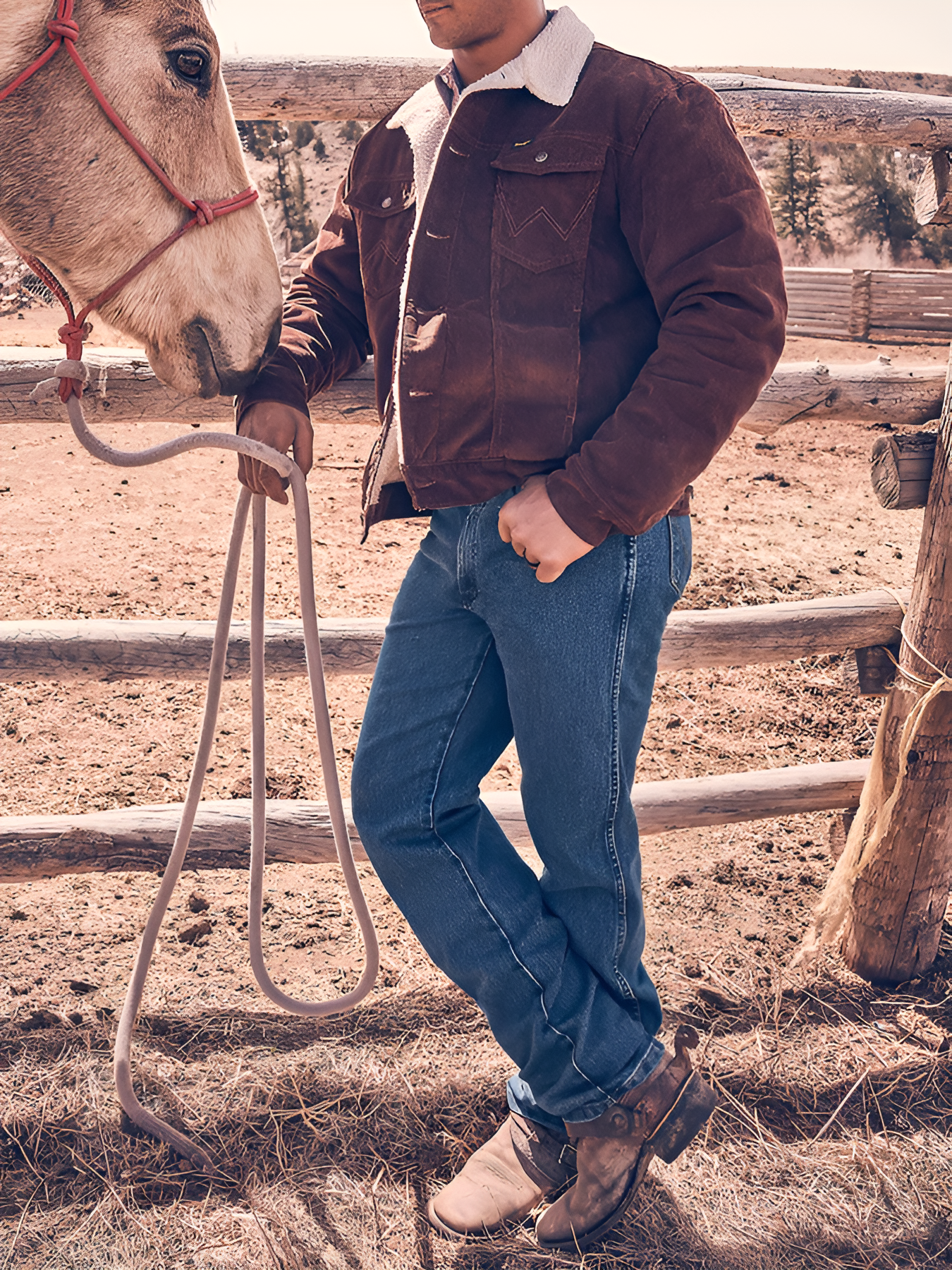 Lorenzo – Heren Corduroy Winterjas met Warme Fleecevoering