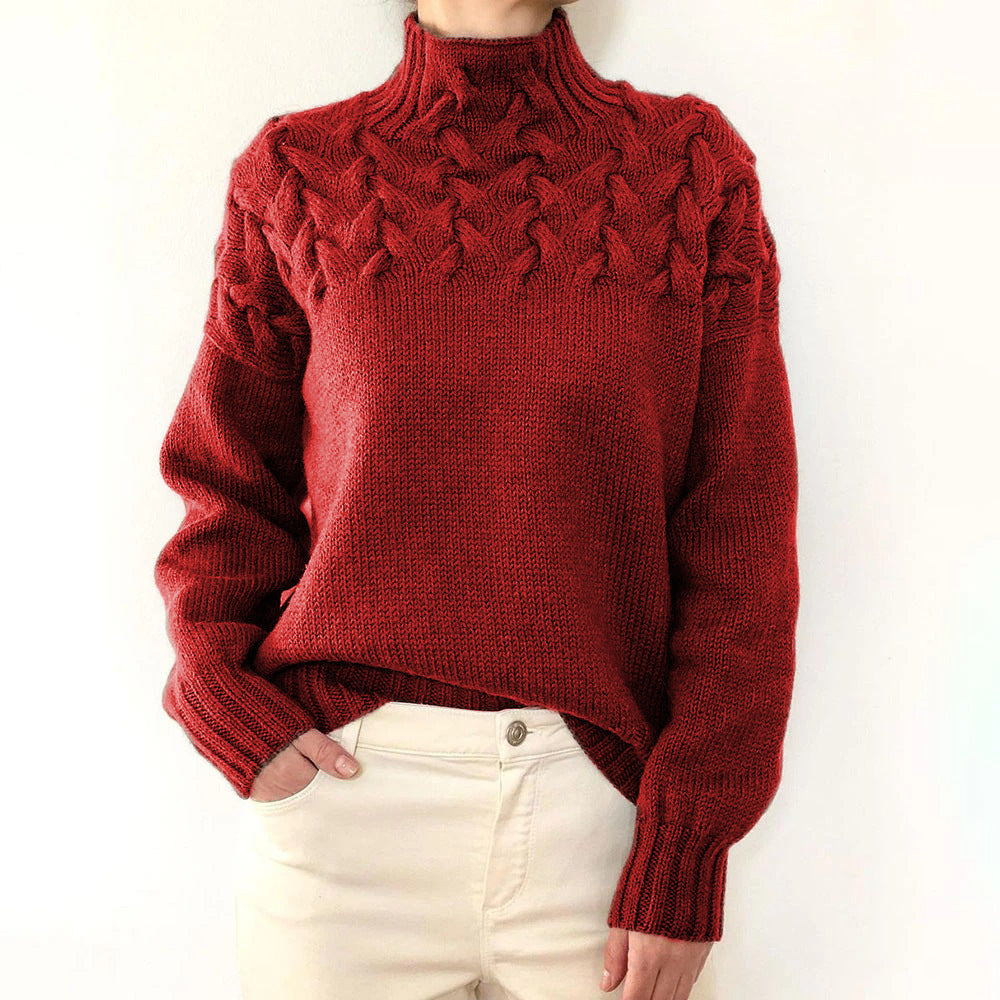 Elena – Warme Gebreide Dames Coltrui