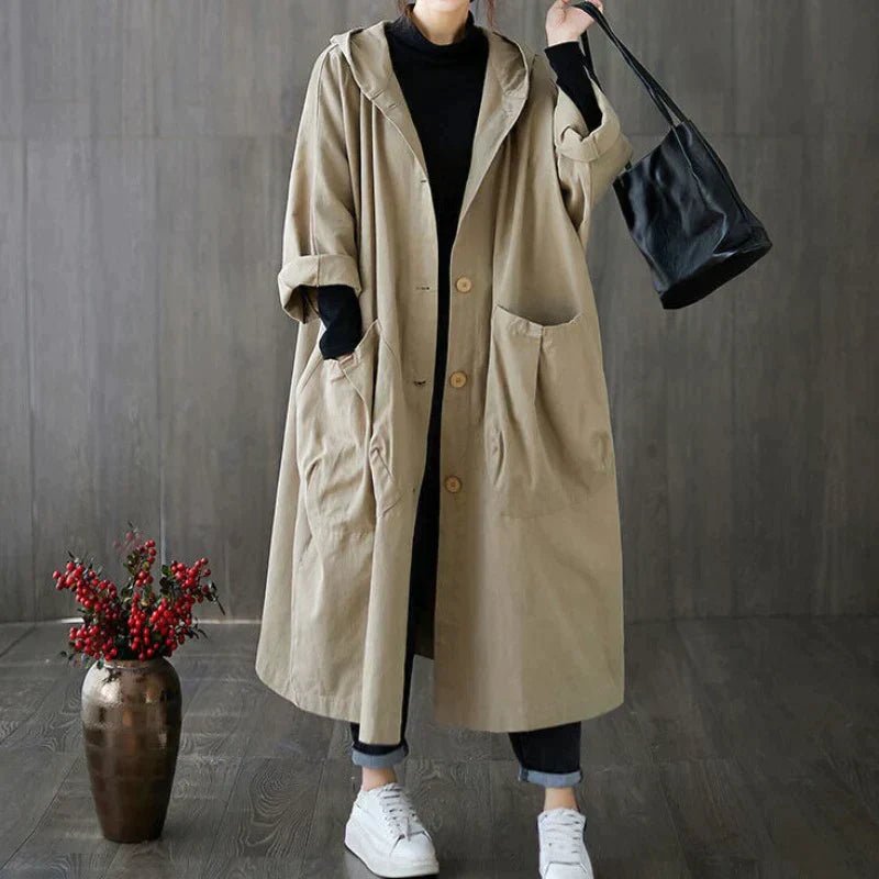 MilaFiore Oversized trenchcoat Voor Vrouwen
