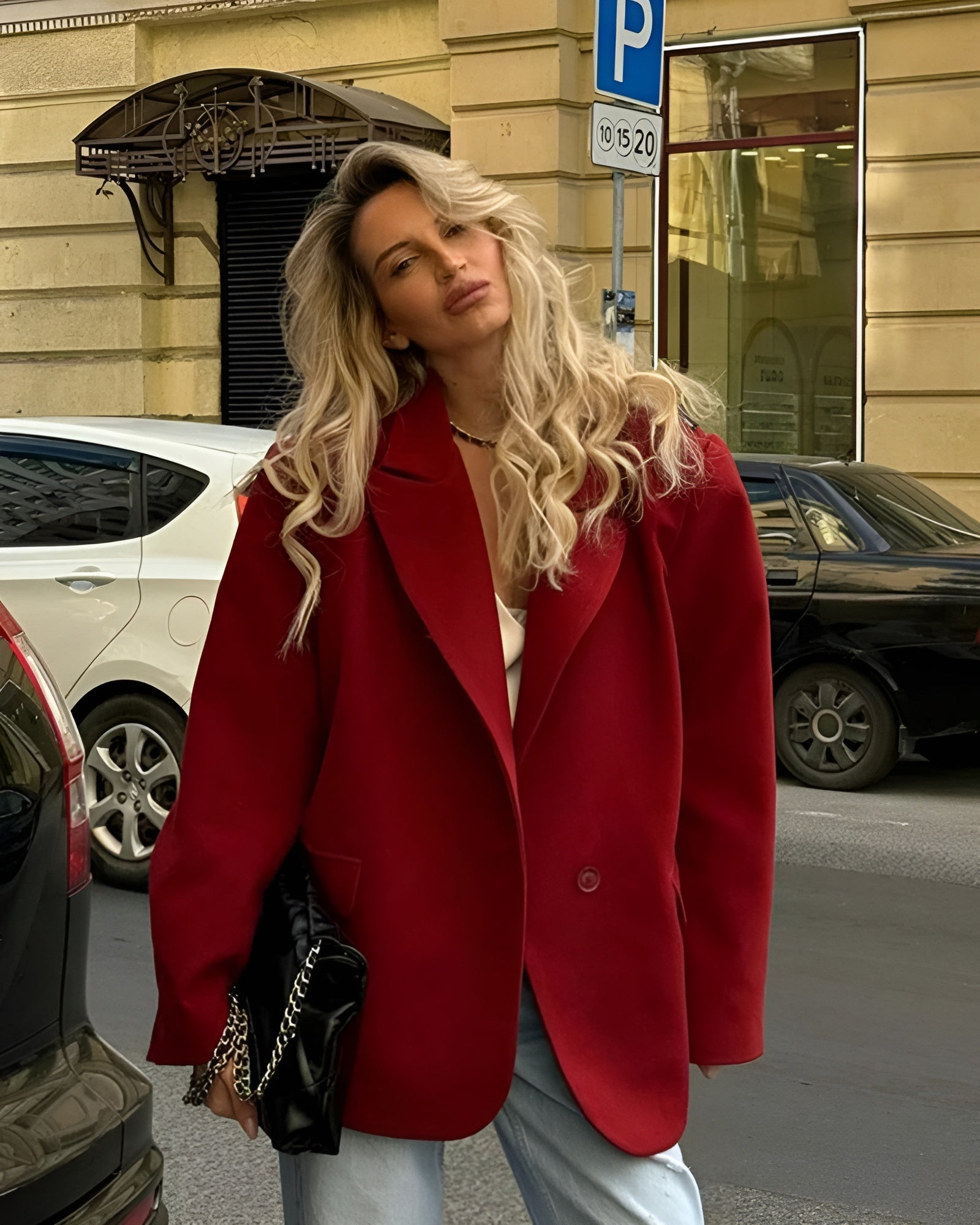 NicolaFerrante Oversized blazer met lange mouwen Voor Vrouwen