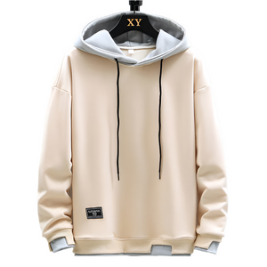 Lorenzo – Tweekleurige Heren Hoodie van Katoen