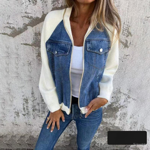 SofiaVitale Denim Splicing-jack