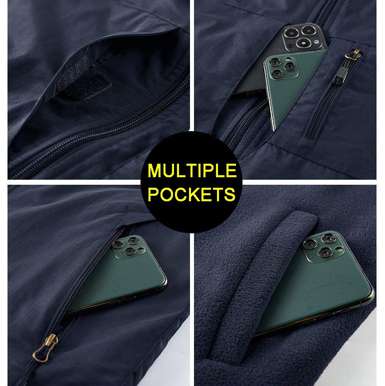 LorenzoRossi - herenvest met staande kraag en pluche voering