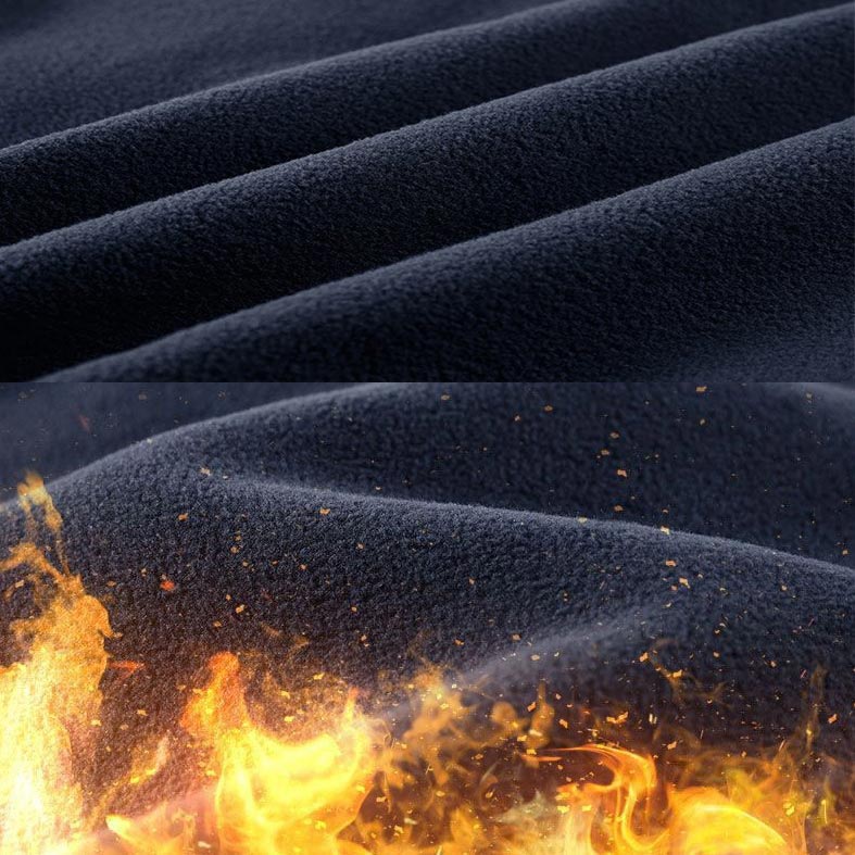 LorenzoRossi - herenvest met staande kraag en pluche voering