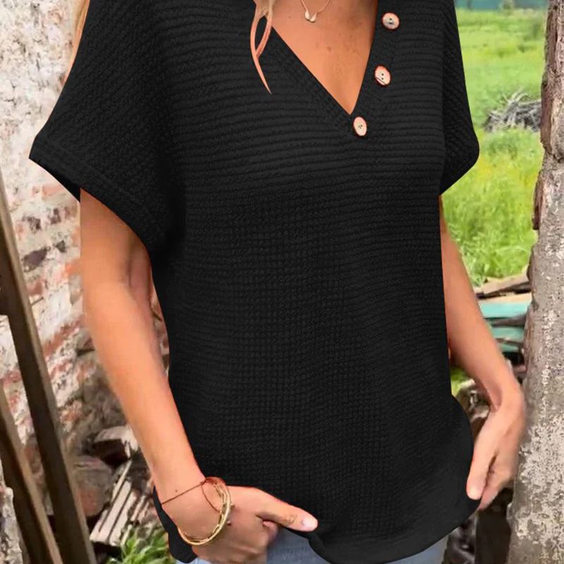 CozyChic™ Top met korte mouwen