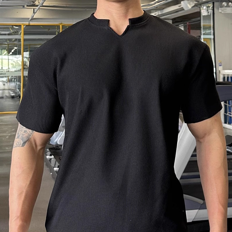 MarcoRicci Hoge Elastische Korte Mouwen