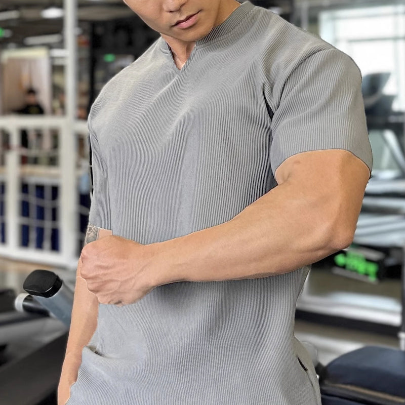 MarcoRicci Hoge Elastische Korte Mouwen