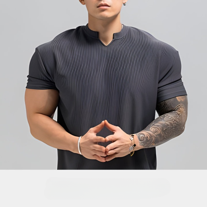 MarcoRicci Hoge Elastische Korte Mouwen