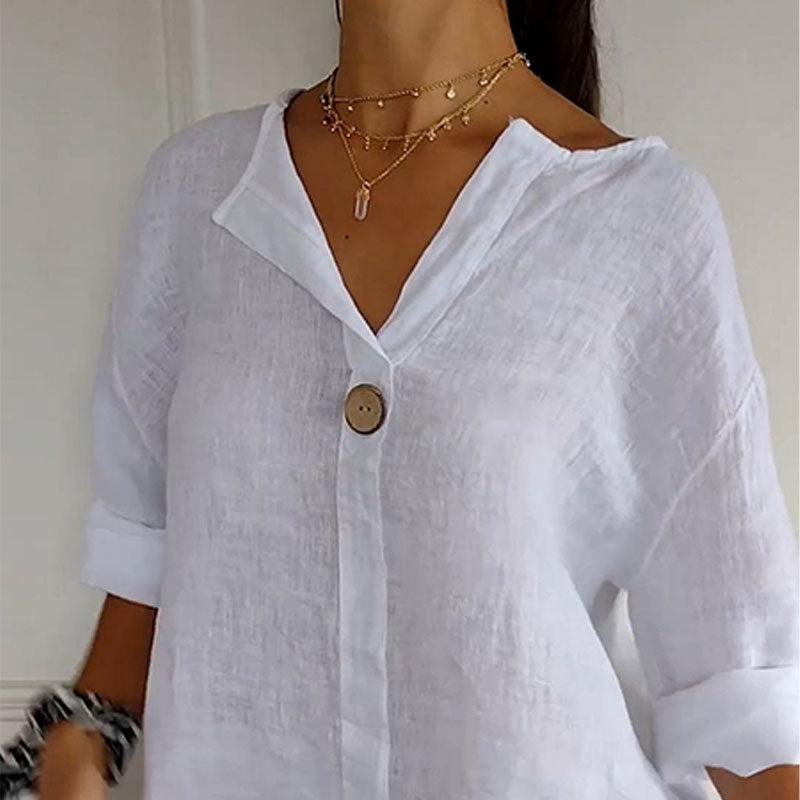 VittoriaBianchi Elegante Katoenen Blouse