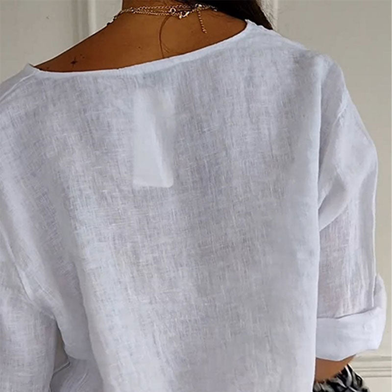 VittoriaBianchi Elegante Katoenen Blouse