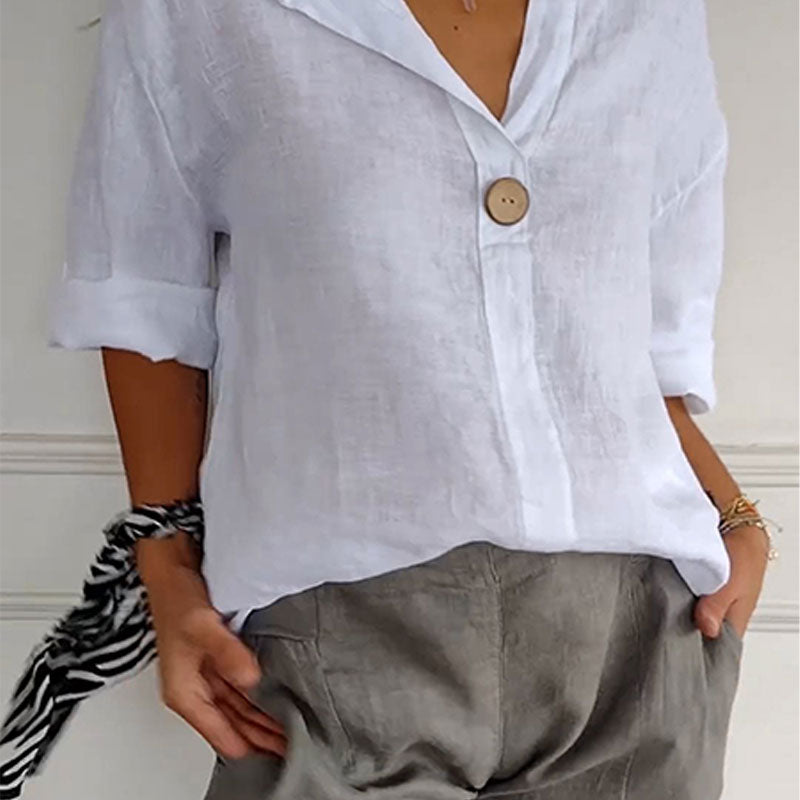 VittoriaBianchi Elegante Katoenen Blouse