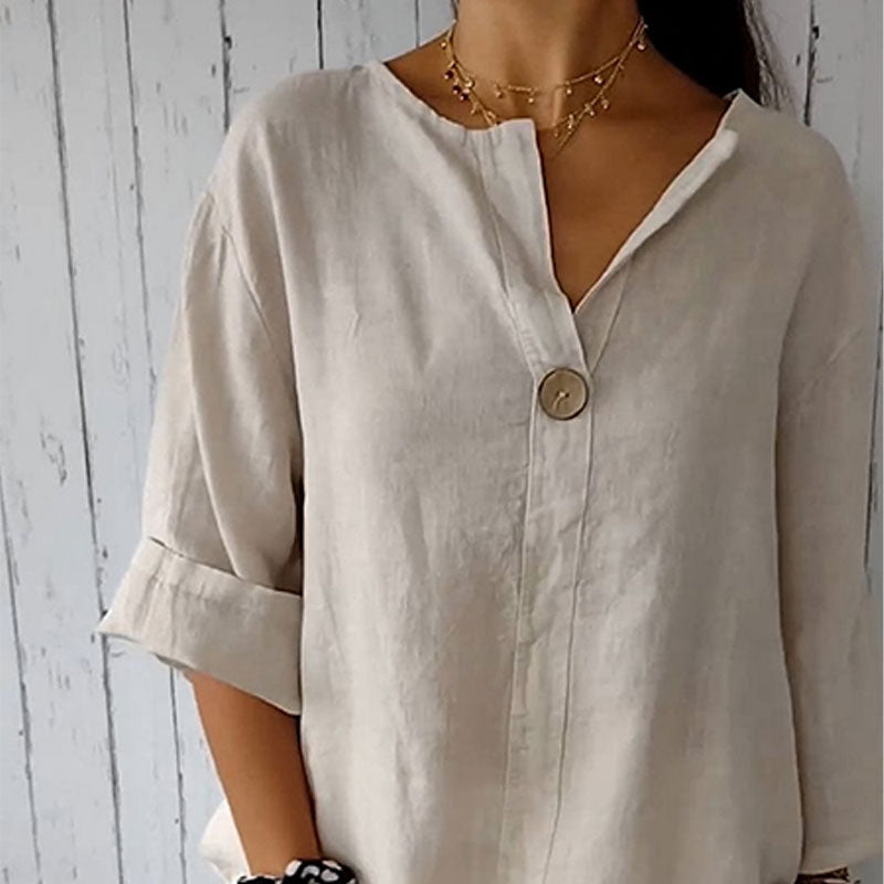 VittoriaBianchi Elegante Katoenen Blouse